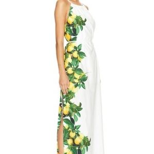 Amanda Uprichard Alicanta dress in lemonhead